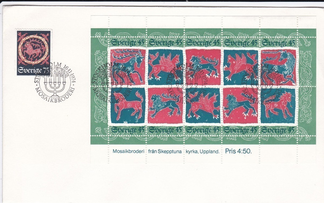 RUOTSI 1974 - Fa 892/902 FDC KUORI