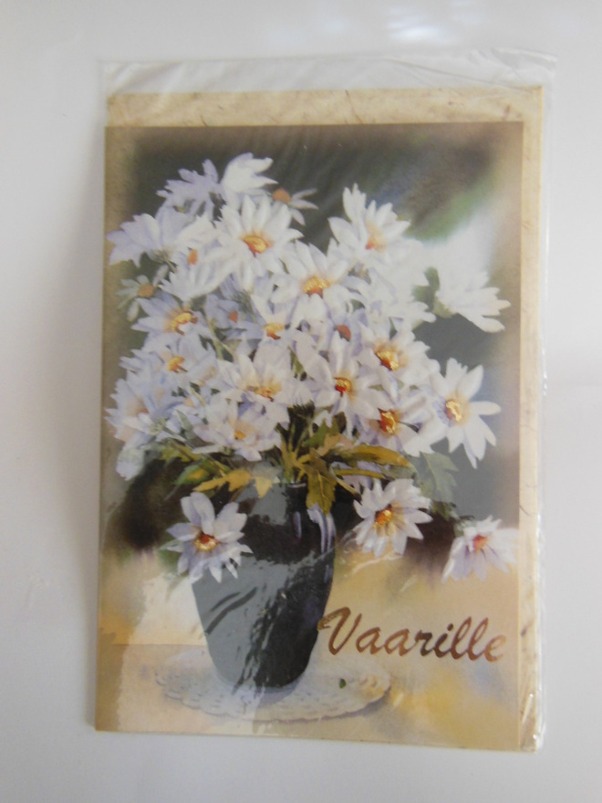 Vaarille taittokortti ja kuori