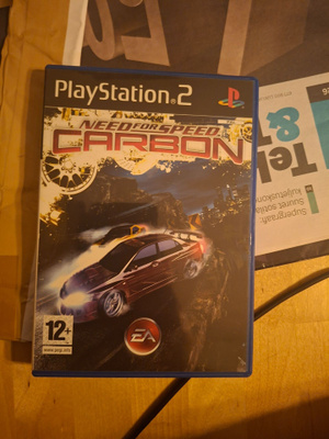 PS2 Need for Speed Carbon + kotelo ja ohjeet
