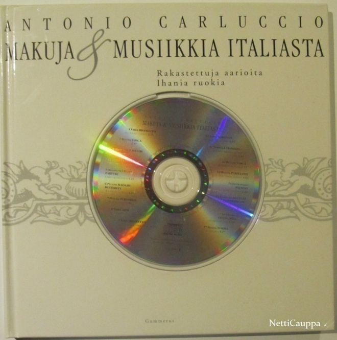 Antonio Carluccio • Makuja & Musiikkia Italiasta + CD