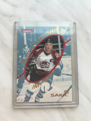 1996-97 SkyBox Countdown To Impact Joe Sakic 10of10
