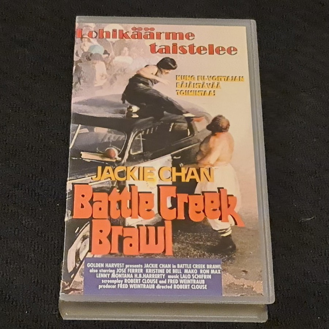 VHS - Lohikäärme Taistelee ( Battle creek brawl )
