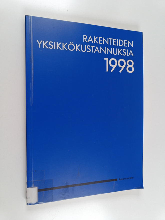 Rakenteiden yksikkökustannuksia 1998