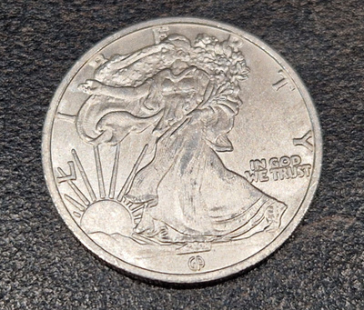 1/10 oz 999 Hopea raha Walking liberty tribute