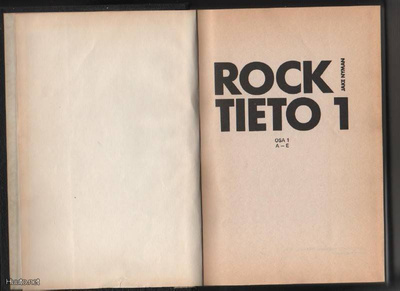 Nyman, Jake: Rocktieto 1 - 2 , [Lehtijussi] 1979, uud.sid