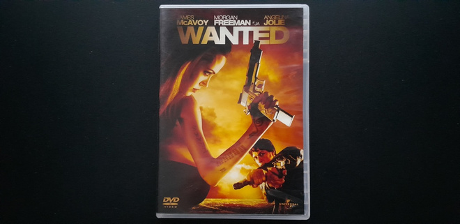 DVD: Wanted (James McAvoy, Morgan Freeman, Angeline Jolie)