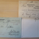 VANHA Firmakuori + Lasku R.E Westerlund Oy 1919 - pikkukuva 1