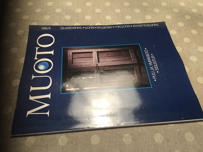 FINNISH DESIGN MAGAZINE MUOTO LEHTI 4/1991 HYVÄ
