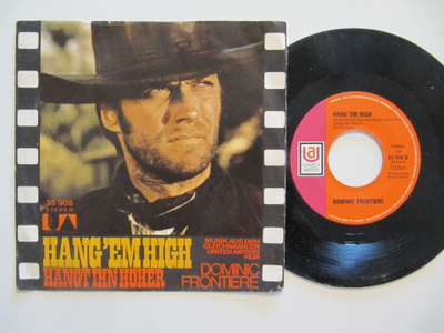 Hirttäkää heidät! 7" sinkku Clint Eastwood Leroy Holmes