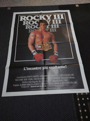 ROCKY 3 - elokuvajuliste ( 140 x 100 cm )