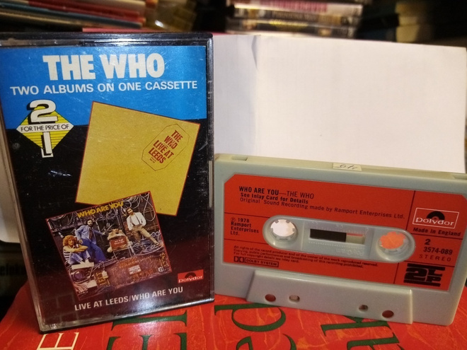 C-kasetti THE WHO :  LIVE AT LEEDS / WHO ARE YOU ( SIS POSTI