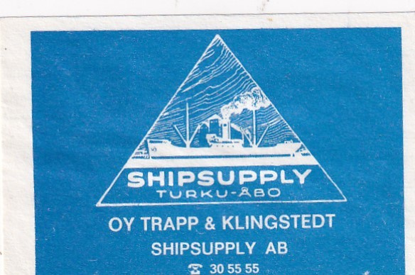 Turku, Shipsupply, Oy Trapp & Klingstedt  4/13