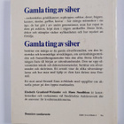 Hans Sundblom ym. : Gamla ting av silver - pikkukuva 2