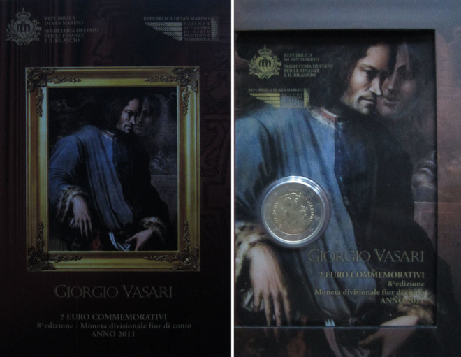 San Marino "Gorgio Vasari" Erikois 2e vuodelta 2011