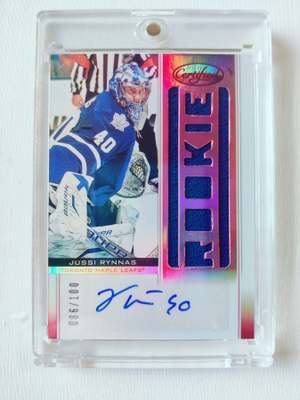 Jussi Rynnäs - 12-13 Certified Mirror Red Rookie Jersey /100