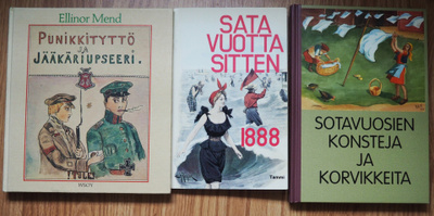 3 kpl kirjoja HISTORIA, SOTA AIKA
