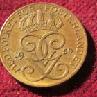 1 öre 1950 Ruotsi-Sweden - pikkukuva 2