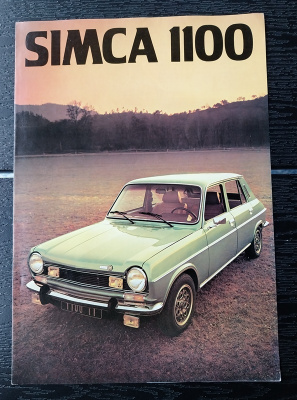 SIMCA 1100 esite