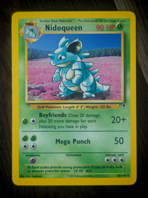 Pokemon kortti Nidoqueen Legendary collection rare