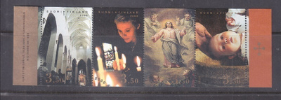 2000 Kirkon riemuvuosi vihonlehti ep. leimalla.
