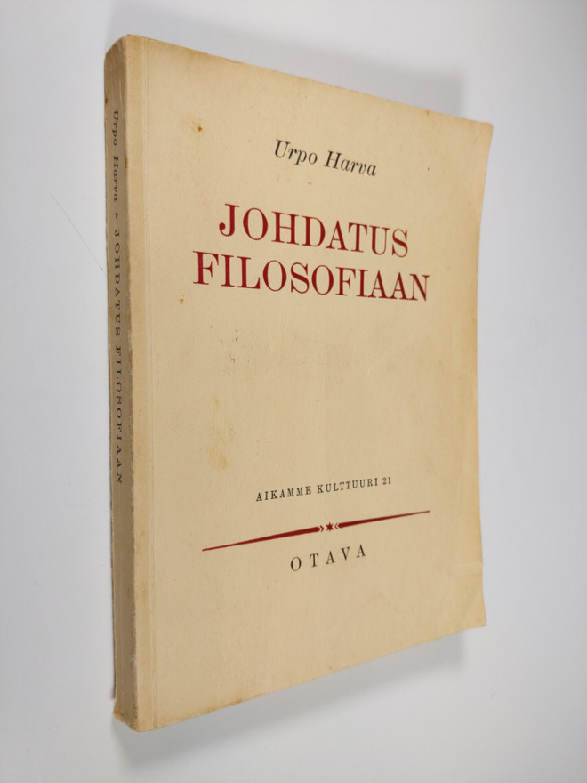 Urpo Harva : Johdatus filosofiaan