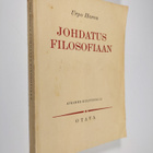 Urpo Harva : Johdatus filosofiaan - pikkukuva 1