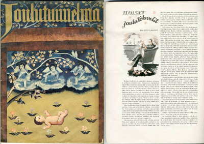 Joulutunnelma 1948 (korkeus 41 cm)