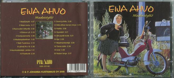 EIJA AHVO . CD-LEVY . MAALAISTYTTÖ