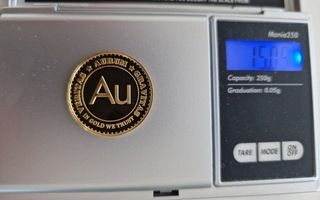 One coin kultaraha 15g kulta 999