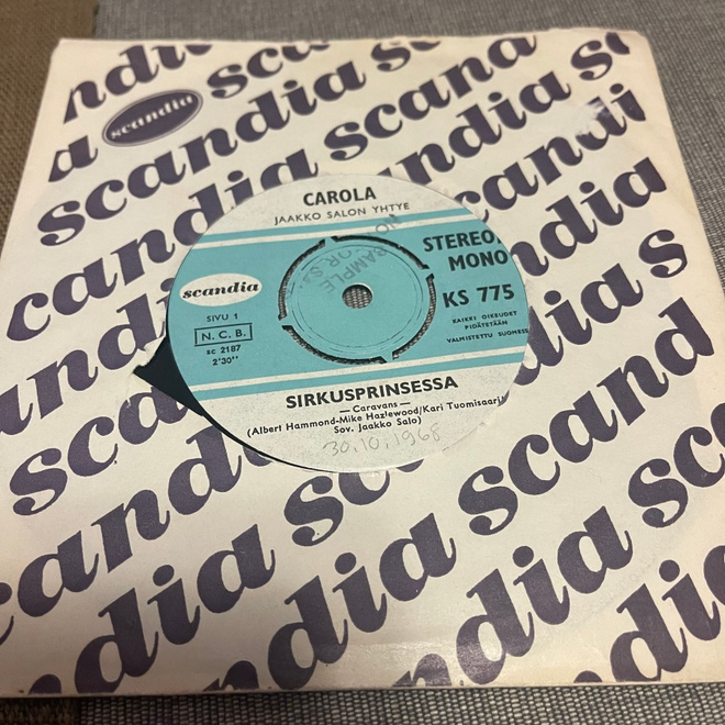 CAROLA: Sirkusprinsessa * Rakkauden jälkeen  *FIN 1968