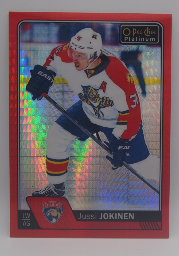 2016-17 OPC Platinum Red prism Jussi Jokinen /199