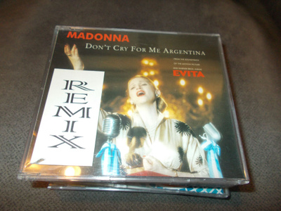 CDM MADONNA ** DON'T CRY FOR ME ARGENTINA **
