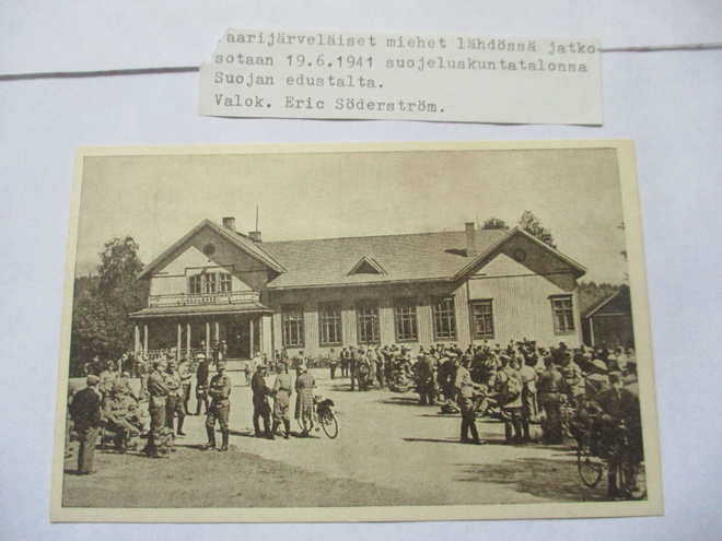 Saarijärvi 1941 jatkosotaan lähtö *