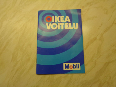 MOBIL - OIKEA VOITELU - opasvihkonen vuodelta 1972