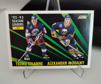 1992-93 TEEMU SELÄNNE /ALEXANDER MOGILNY Season Leaders #76