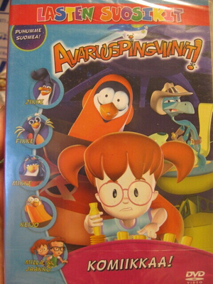 AVARUUSPINGVIINI!  DVD KOMIIKKAA!
