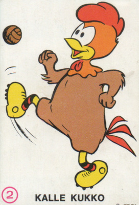 Purkkakuva Hellas NAKKE Purkkapeli Kalle Kukko.