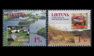 Liettua 693-4 ** Europa luonnonpuistot (1999)