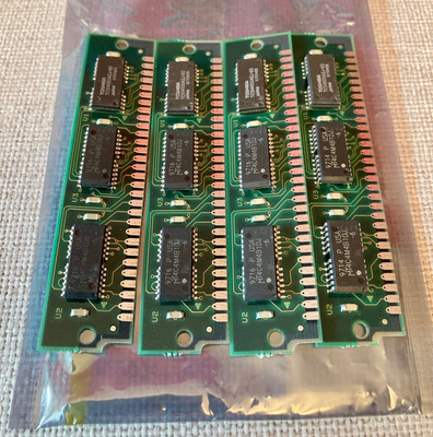 Testattu setti 16MB 30-pin SIMM (4x4MB) retro/PC/Mac muistia