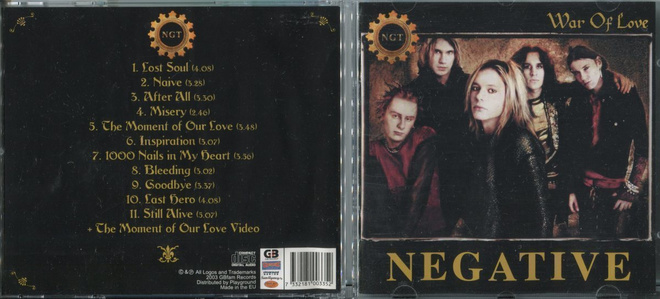 NEGATIVE . CD-LEVY . WAR OF LOVE