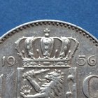 Hollanti 1Gulden 1956 HOPEAA! - pikkukuva 3