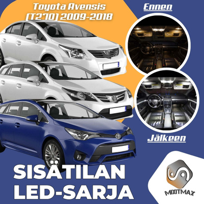 Toyota Avensis (T270) Sisätilan LED-sarja 11-osa