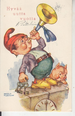 Arnold Tilgmann uusivuosikortti.