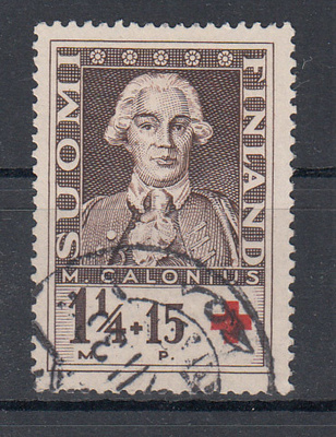 1935 Punainen Risti pyöröleimattu