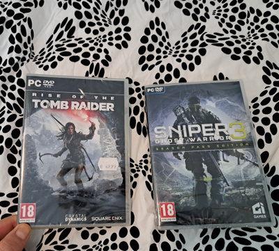 rise of the tomb raider / sniper 3 ghost warrior (sealed)