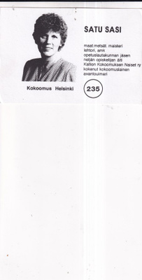 Helsinki, Satu Sasi, Kokoomus 235 b669