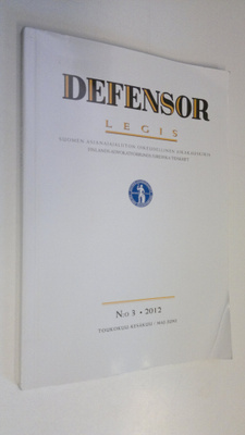Defensor legis n:o 3/2012