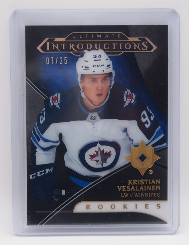 2018-19 Ultimate Onyx black Kristian Vesalainen /25