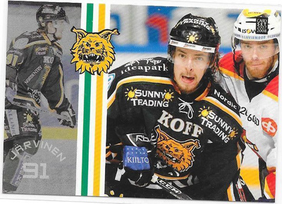 2007-08 CardSet #219 Turo Järvinen Ilves
