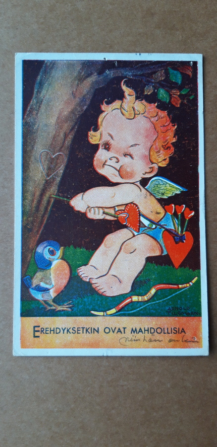 Arnold Tilgmann: Amor sarja, kenttäposti leima v.1943